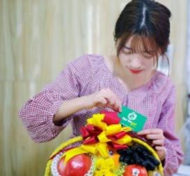 Giỏ hoa quả tặng