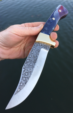 Custom Hand made Celtic Chef Knife – Berg Knifemaking