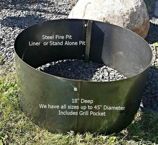 Mild Steel Fire Pit Ring - Fire Pit Ring For Sale