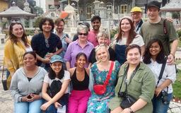 US Guests at Jain Temple