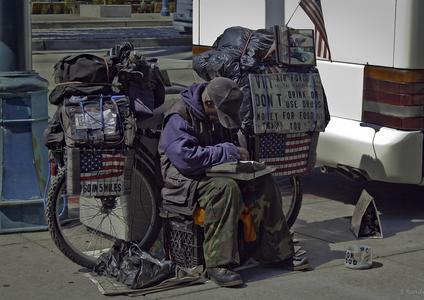 homeless veteran by Evan Reader