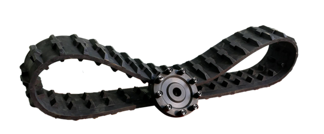 rubber tread for robot 150mm
