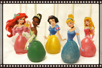 Disney Princess Cake Pop Toppers