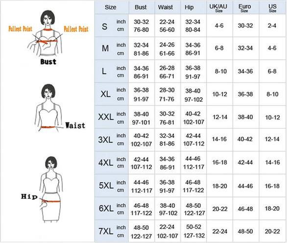 CORSET: How to take measurement for CORSET and BUSTIER