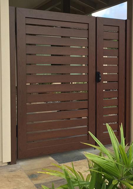 Island Style Gates, Aluminum Gates, Aluminum gates Hawaii, custom aluminum gates , Privacy Gates Oahu, Modern Aluminum Gates