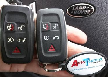 Range Rover remote keys