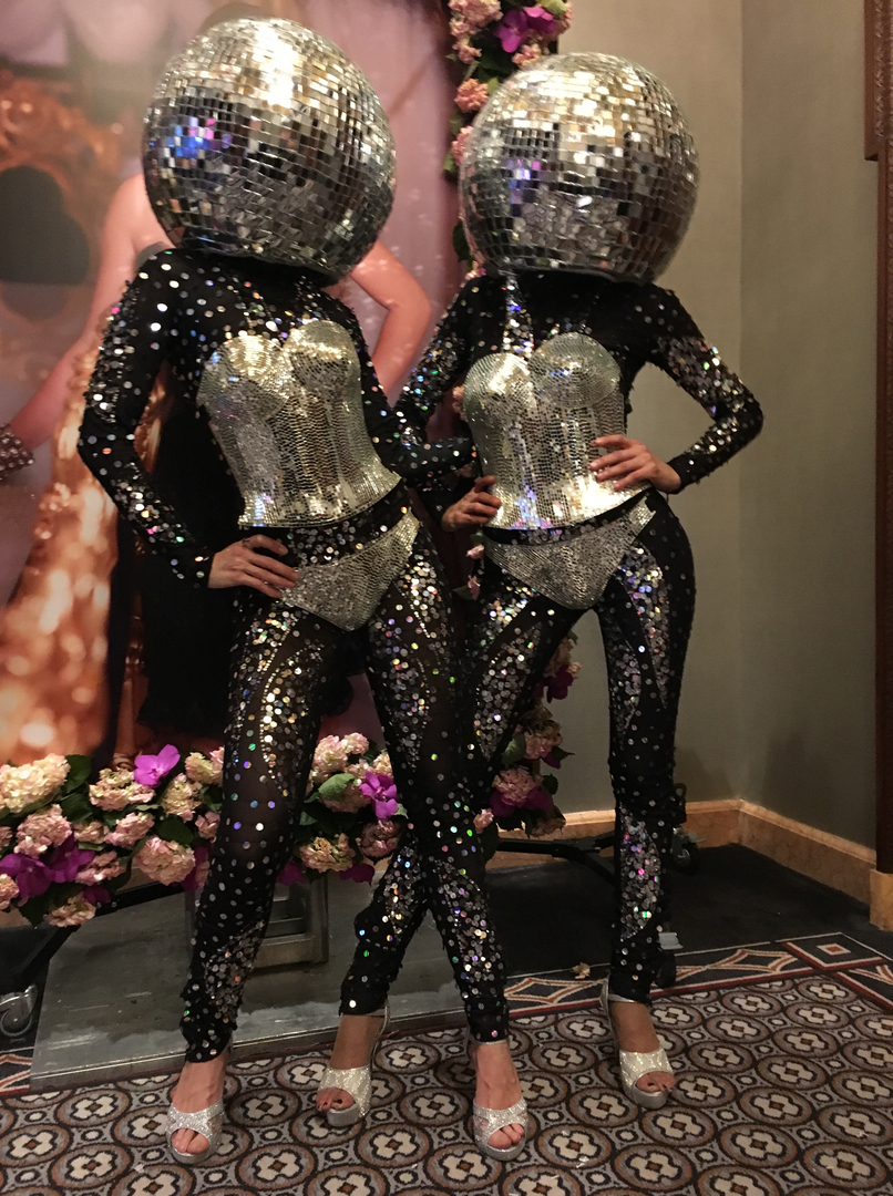 Mirror ball clearance head costume