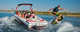 Jet ski on the river in Parker