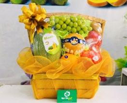 mẫu giỏ hoa quả nhập khẩu thắp hương