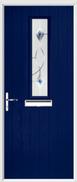 1 Square Composite Door fusion art glass