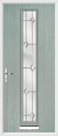 1 strip composite door regal opal glass