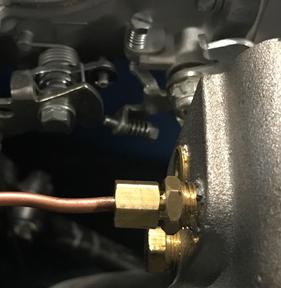Where to connect vacuum advance