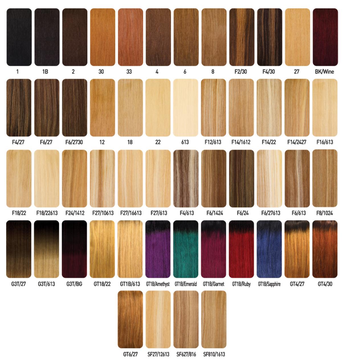 fashion source hair extensions color chart - evilstonemason