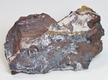Pyrolusite crystals on Quartz - Taylor Mine, Alberta, Baraga Co., Michigan