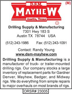 Drilling Supply & Manufacturing, DSM, Truck Mounted Rigs