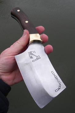 How to make a High quality DIY Cleaver knife. FREE step by step instructions. www.DIYeasycrafts.com