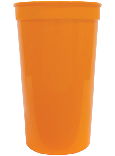 Plastic Cups 22 Ounce Yellow