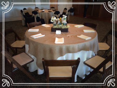 rental chair rental table