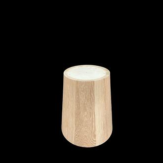 White oak pedestal