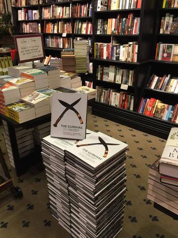 Craig Lawrence's book on display in Hatchards, Piccadilly