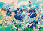LeRoy Neiman Giants Broncos Classic