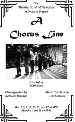 The Theatre Guild of Hampden Presents A Chorus Line