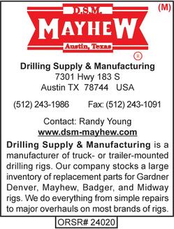 Drilling Supply & Manufacturing, DSM, Truck Mounted Rigs