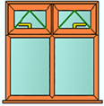 Style 47 oak window