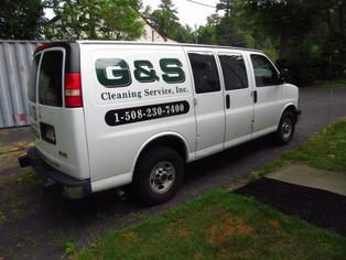 G & S Cleaning Service work van.