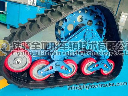 Rubber track assembly for large vehicles heavy SUV 400YL Rubber track assembly for large vehicles heavy SUV 400YL