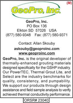 Grout, GeoPro