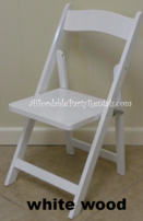 Rental chair for events, weddings, and gatherings"