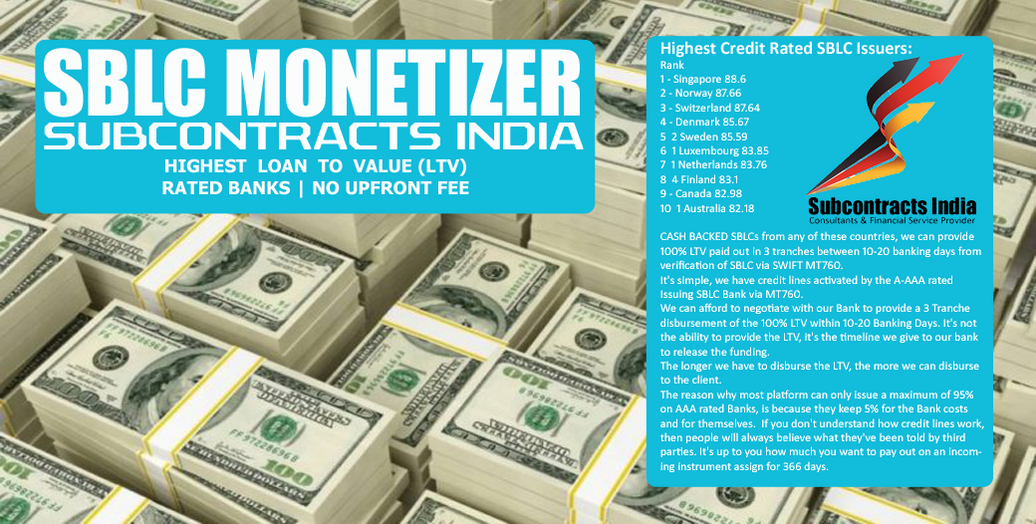 SBLC/BG Enter PPP Trade Best LTV NonRecourse Project