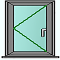 Style 5 anthracite grey window