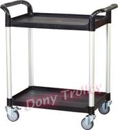 2 shelf plastic utility carts, plastic tool carts factory manufacturer Taiwan