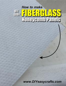 How to make fiberglass honeycomb panels from diyeasycrafts