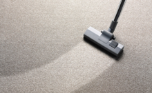 carpet cleaning in the office.
