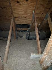 Completed Attic Blown Insulation