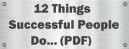 12 Things Successful People Do Differently