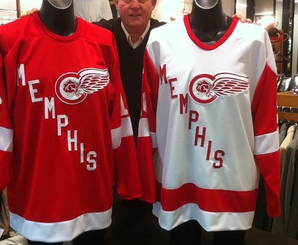 Red wings 2024 vintage jersey