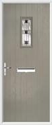 Cottage Rectangle Composite Door aspen glass