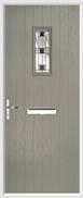 Cottage Rectangle Composite Door aspen glass