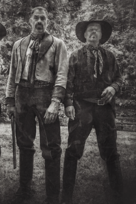 Old Western Ranch Hands, Lever Action Rifles and Colt Pistols.