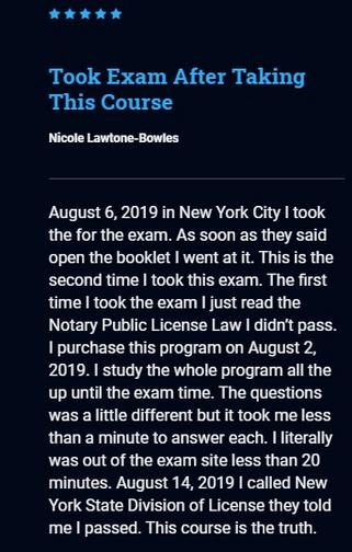 Notary Public NY Online Classes