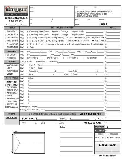 PDF Documents: Brochure & Order Form