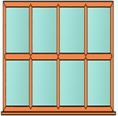 Style 81 oak window