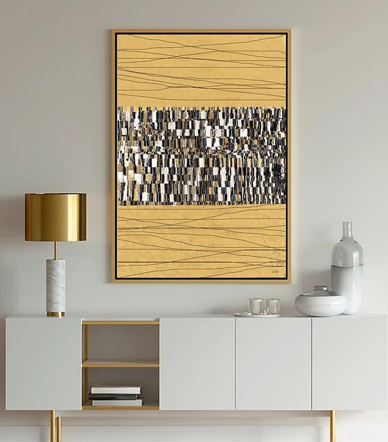 Gold Art, Abstract Art, Dubois Art