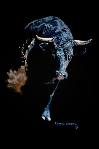 Mad Cow...Pastel...12x10...$1,100.00