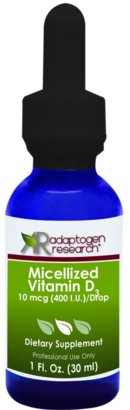 Micellized Vitamin D3 - Adaptogen Research
