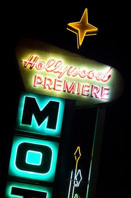Hollywood Premiere in neon lights